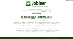 Desktop Screenshot of oferty-pracy.jobleer.pl