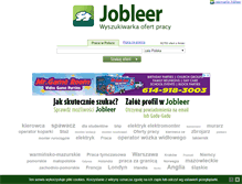 Tablet Screenshot of oferty-pracy.jobleer.pl