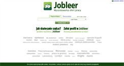 Desktop Screenshot of praca.jobleer.pl